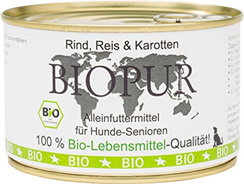 Preisvergleich Produktbild Senior: Rind, Reis & Karotten 400 g BioPur