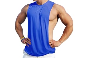 YCHNAIM Męska kamizelka bez rękawów do treningu siłowego