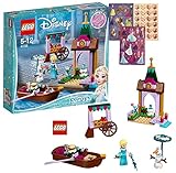 ✅ Contiene Elsa como figura de juguete y Olaf con su propia piedra de nieve que contiene una torre de reloj con barra y una esfera de dos caras para cambiar a primavera/invierno, un puesto de mercado en ruedas y un bote de remo con espacio para dos figuras de juego.