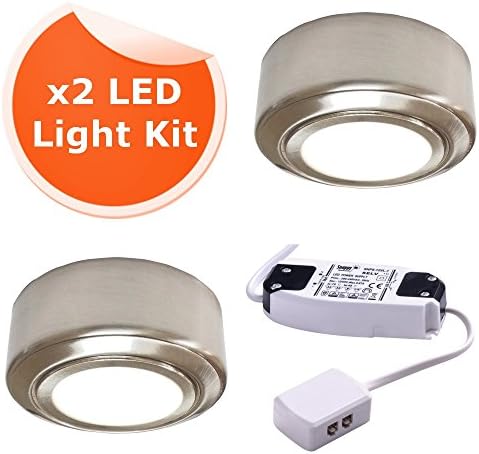 FITTINGSCO Clarus High Output LED Diffused Surface Mounting Kitchen Cabinet Light Kit Neutral White