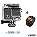Produktbild EBADU Action Cam 4K5: Wasserdichte Kamera mit 4K, Wifi, Fernbedienung, Slow Motion, Timelaps, interner Lautsprecher, Super-Weitwinkel-Objektiv uvm.