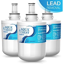 AQUACREST DA29-00003G NSF 53&42 Certifié Filtre à Eau pour Réfrigérateur, Compatible avec Samsung Aqua Pure Plus DA29-00003G DA29-00003B HAFIN2/EXP DA97-06317A WF289 WSS-1 (3)