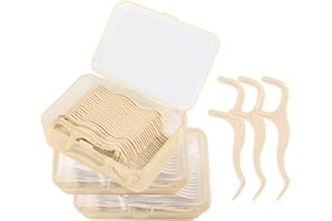JINYUDOME Biodegradable Tooth Floss Picks-Robust and Easy to Use,Biodegradable Plastic Free Tooth Flosser for Adults & Kids-150Pcs.