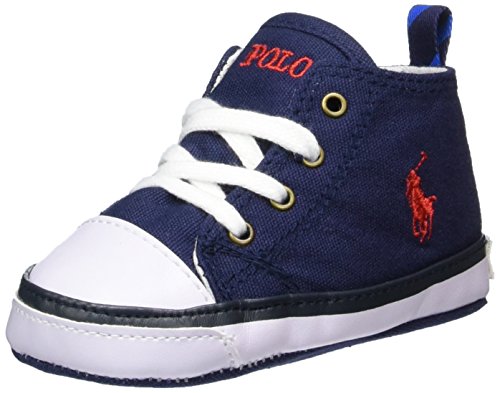 Polo Ralph Lauren Unisex Babies' Falmuth hi layette Babyshoes and Slippers Blue Size: 1 Child UK