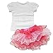 Baby Birthday Girls Top T-Shirt+Tutu Dress Petti Skirt 2pcs Outfits Set Clothing 6-12 Months