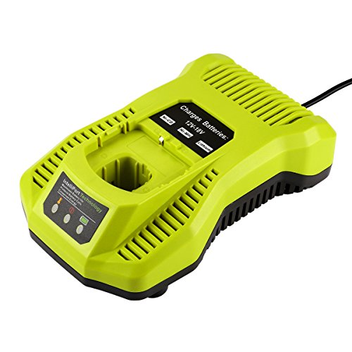 Energup P117 3A 12V~18V Ersatz Ladegerät für alle Ryobi ONE+ 12V~18V Akku (Kompatibel mit 260051002 P117 P118 P113 BCL1418)