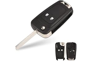 LINGXIYA 2 Buttons Car Key Fob Case Fits for Opel Vauxhall Buick Astra Insignia Vectra Chevrolet Cruze Aveo Spark Captiva Orlando,Auto Key Shell Replacements