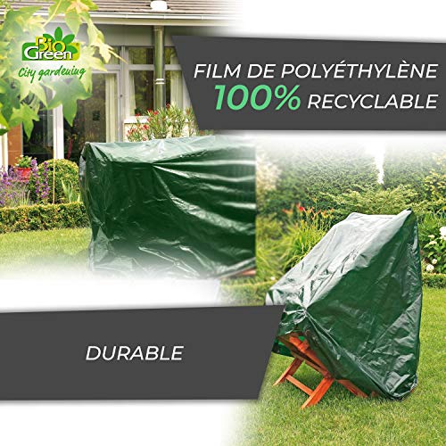 Lona Rainexo, 8x12 m, 150 g/m², incluye ojales, verde/azul