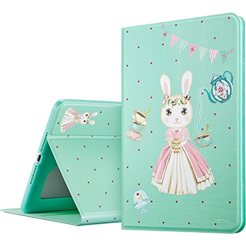 iPad Mini 4 Hülle, ESR® Auto Aufwachen / Schlaf Funktion mit Einstellbaren Winkel Schutzhülle für iPad mini 4 ( Illustrator Series _Hase Teehaus)