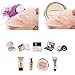8 Pcs Large Round Body Face Facial Makeup Cosmetic Soft Sponge Powder Puff Skin Color
