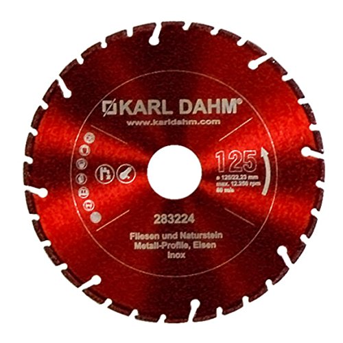 Diamant-Trennscheibe Allrounder, Ø 125 mm, 50048, Diamanttrennscheibe für Metall und Fliesen