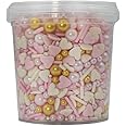 Deliket Pink Magic Decoration Mix – Mixed Shapes Edible Sprinkles for Cakes, Cupcakes & Desserts 120G