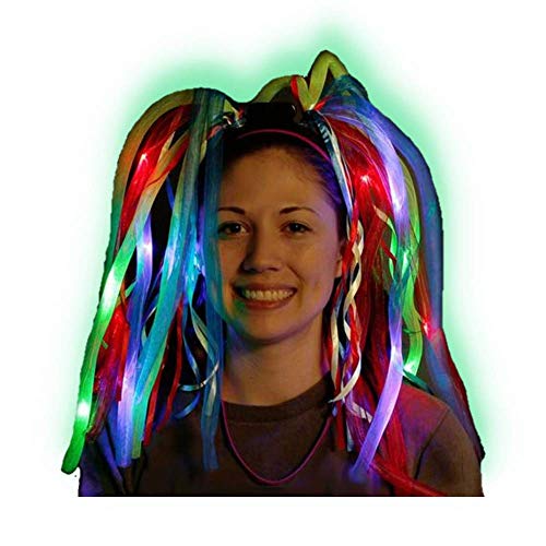 Peluca Diadema luminosa Led Multicolor