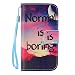 Produktbild Guran® PU Leder Tasche für Samsung Galaxy J1 (4.3 Zoll) Smartphone Flip Deckung Stehen Funktion und Karte Slot Case-Vulkan