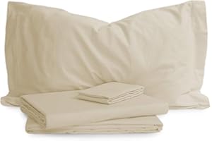 Caleffi - Completo-lenzuola Tinta unita flanella Tinta Unita Matrimoniale Avorio