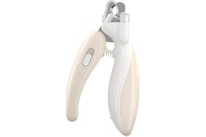 YXthognyx cat Nail Clippers，cat Claw Clipper，cat Nail Clippers with Safety Guard，Suitable for Cats, Guinea Pigs, Rabbits, and Dogs, and Equipped with LED Lights (Coffee)