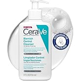 CeraVe - Blemish Control, Gel Limpiador para Acné y Piel Grasa, Reduce el Acné, Puntos Negros y Mejora los Poros, Tratamiento