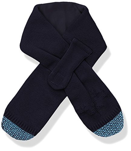 maximo Baby Boys' Steckschal Scarf, Mehrfarbig (Navy/Robbia Blue 4815), One Size