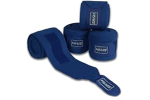 Horses Fasce da Lavoro in Pile Antipilling Fleece, Fasce per la Protezione del Cavallo, per Favorire la Ripresa Dopo Gli Sforzi e Proteggerlo da Graffi e Urti