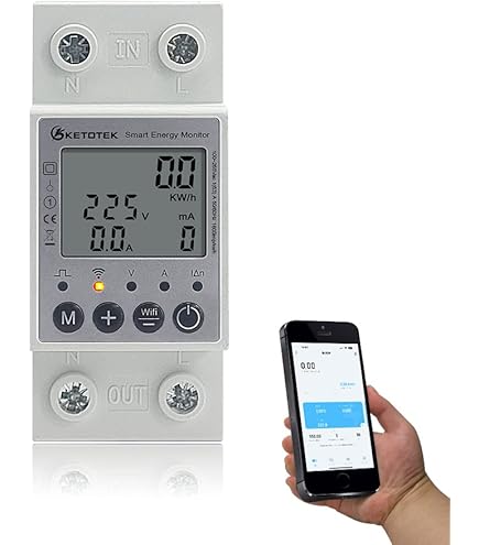 Contatore Energia Digitale Monofase LOVATO DMED100T1 - 40A, 1 Uscita, Per Monitoraggio Consumi Elettrici - Foto 5