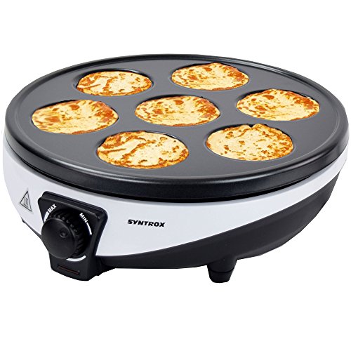 Syntrox Germany Luzern 3 in 1 Crepemaker Pancakemaker Grill - 7