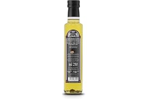 Valnerina Tartufi Olio al Tartufo Nero | Olio D'Oliva Aromatizzato al Tartufo Nero | Condimento al profumo di tartufo | Bottiglia 250 ml.