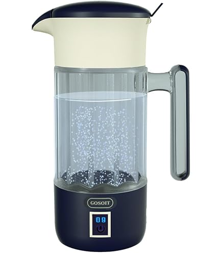 Générateur Eau Hydrogène Portable - Technologie SPE/PEM - 6000 PPB - Hydratation Et Métabolisme - 350 Ml