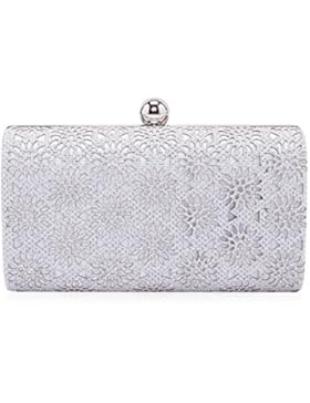 Damara Blume Muster Handlich Elegant Party Hochzeit Brauttasche Abendtasche