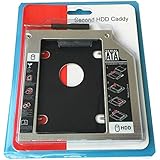 SHIVIRA 2nd Hard Drive Bay Caddy 9.5MM For Laptop / Macbook / Macbook PRO - 9.5mm Sata To Sata - Expand Your Data Storage by Replacing Sata Optical Drive With this Caddy on Your Laptop