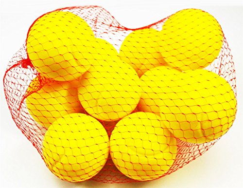 10 Foam Tennis Ball 70mm Yellow Indoor Outdoor Football Soccer Fun Sport Soft Toy Play for Kids Kick Catch Game 10 Foam Tennis Ball 70mm Yellow Indoor Outdoor Football Soccer Fun Sport Soft Toy Play for Kids Kick Catch Game