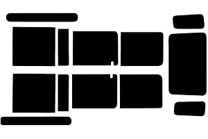 PSSC WINDOW FILM PSSC Pre Cut Rear Car Window Films for Land Rover Defender 110 1994 to 2009 20% Dark Tint