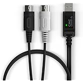 CME U2MIDI Pro - High-Speed USB MIDI Cable with Filter and Mapper - Plug & Play USB-to-MIDI Interface for Computer/Laptop/PC