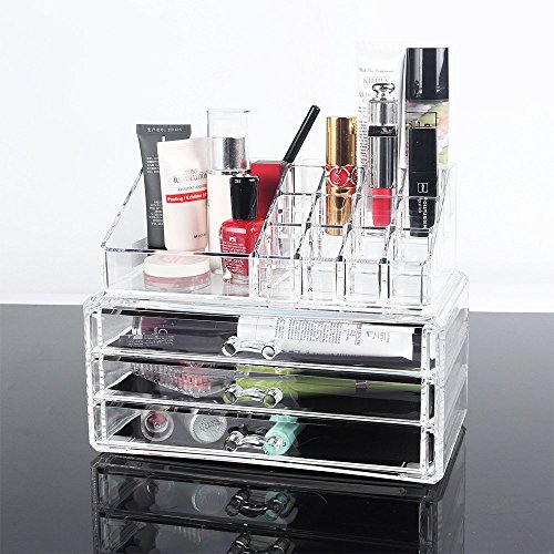 LAGUTE Acrylic Cosmetic Organizer Acrylic Makeup kosmetik aufbewahrung organizer - 4