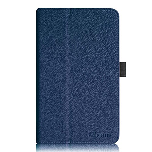 Fintie Asus ME181CX Folio Hülle Case – Slim Fit Schutzhülle Cover Tasche Etui für Asus ME181CX ProSieben Entertainment Pad 20,3 cm(8 Zoll) Tablet-PC (Asus MeMO Pad 8 ME181C), Marineblau - 9