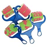 MagiDeal 5pcs Schwamm Farbroller Farbrolle Malerwalze Malerrollen Haus Menschen Sortierte Muster - 6