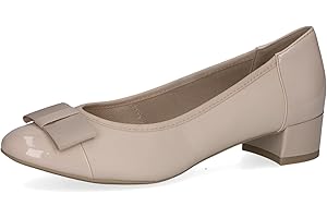 CAPRICE Damen Pumps mit Blockabsatz mit Schleife