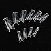 LyDia® Professional 10 Sizes 100pcs Package False/Fake French Nail Tips in most popular colours White/Clear/Natural for Nail Art Acrylic/UV Gel/French Nail/Nail Extension/Nail Decoration + Free 2g Nail Adhesive Glue (100pcs ClearNailTips-2+Glue)