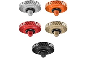 NHQZ 5 Stück Auslöser,Aluminiumlegierung Konkaver Auslöser Knopf,Weicher Auslöser,für X100VI X-T30 X-T20 X-T10 X-T5 X-T4 X-T3 X-PRO (Rot,Silber,Gold,Orange,Schwarz)