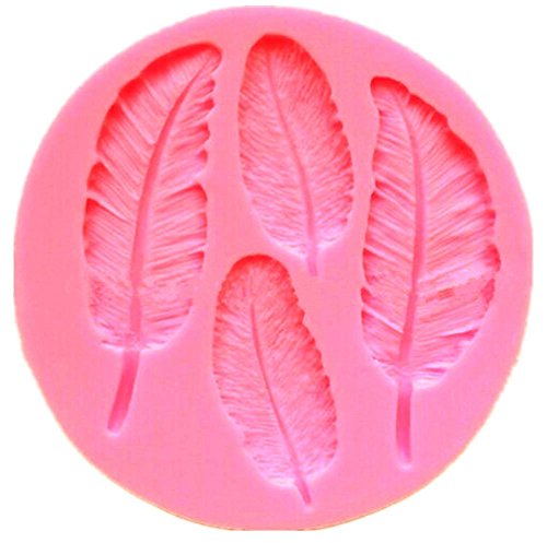 Beauty*Top*Picks Federn Silikon-Form f¨¹r Fondant/Schokolade/Zuckerverzierung, f¨¹r Cupcakes