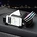 Produktbild Eleganantstunning Auto Taschentuchbox Multifunktionale Handyhalterung Einlage Auto Taschentuchbox Container 3 in 1 Papierhalter schwarz