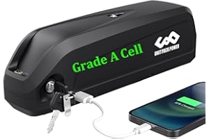 EXECYC Batterie de vélo électrique 36v15Ah pour 250W 500w Ebike kit Roue Avant arrière Bafang Kit (36V 15Ah 0-500W/Moyenne Taille/Grade A Cell)(Chargeur Inclus)