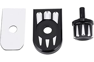 ‎KIMISS Motorrad Sitzbank Schraube,KIMISS Aluminium Motorrad Sitzschraube Lasche Schraubmontage Knopfabdeckung(C)