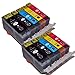 Price comparison product image Premier Cartridges Compatible Canon Pixma MG5250 Ink Cartridges, Cartridge code 525/526 - Two Of Each Colour(10-Pack)