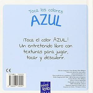 Toca los colores. Azul: Con texturas