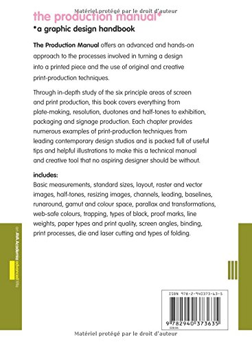 The Production Manual: A Graphic Design Handbook The Production Manual: A Graphic Design Handbook