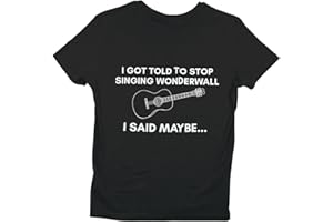 GENERIC Oasis T-Shirt - 'I Said Maybe' - Unisex, 100% Cotton, Sizes S to 5XL