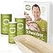 Produktbild Ofner der Backprofi Brotback-Set mit Bio 300g Sauerteig, Bio 300g Back Malz, Bio 100g Brotgewürz, Gärkorb lang 1kg + Buch Schwarzbrot vom Ofner