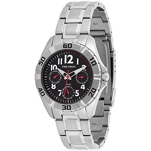 TIME FORCE TF-4133B04M Reloj para Chico, Multifunción