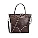 Price comparison product image Sheli Brown Vintage Large Leather Cross Body Designer Tote Handbag Crossbody Bags for Women