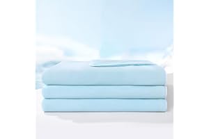 KANKAEU Piumino Estivo 150 x 200 cm, Coperta Fresco in Fibra di Seta, Trapunta Estiva Morbido e Traspirante, Coperta Rinfrescante, Con buona Dissipazione del Calore, Blu